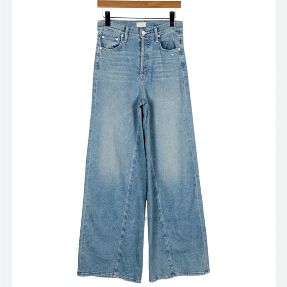 MOTHER Denim - MOTHER High Waist Wide Leg Jeans Down Low Enchanter Sneak